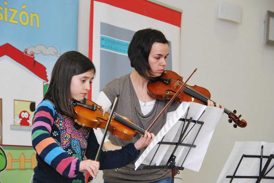 Alumnos de violín