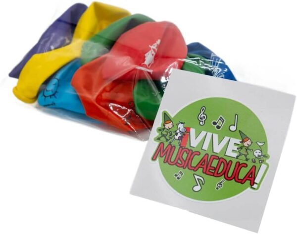 Pack Globos de las Notitas y Musizón + Peluche Musizón - Imagen 2